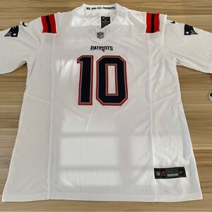 🖤Drake Maye White Jersey Stitched